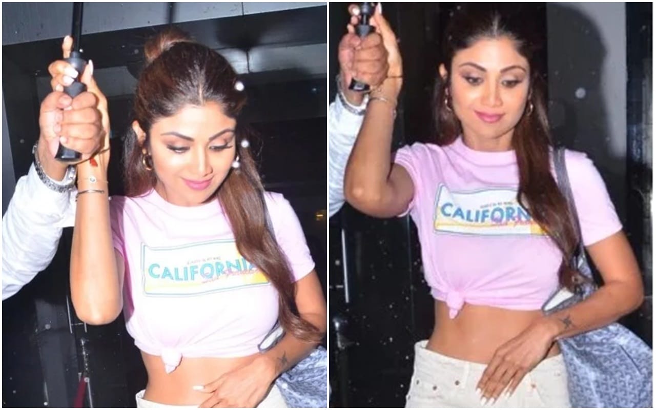 Shilpa Shetty Adjusting Her loose Jeans and she Gets Trolled by users