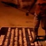 दुष्कर्म पीड़िता के घायल वकील का पोस्टर पैरों से रौंदता विधायक समर्थक