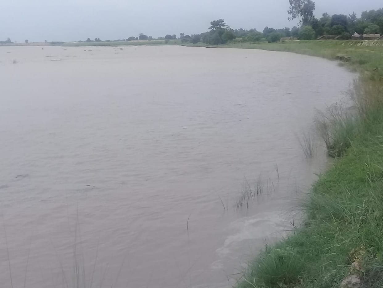 Two lakh cusecs of water released in Ghaghra again, panic