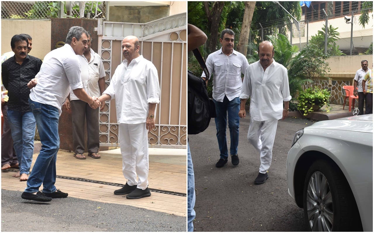 Sussanne Khan Rajesh Roshan Spotted at late J Om Prakash residence