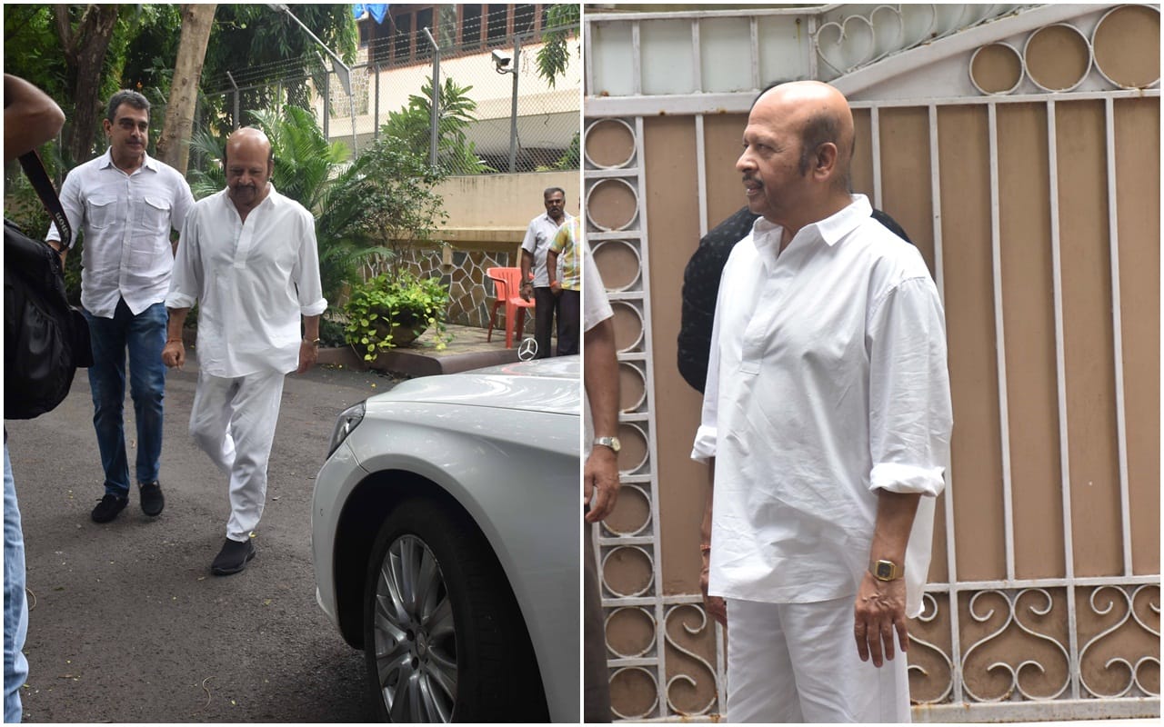 Sussanne Khan Rajesh Roshan Spotted at late J Om Prakash residence