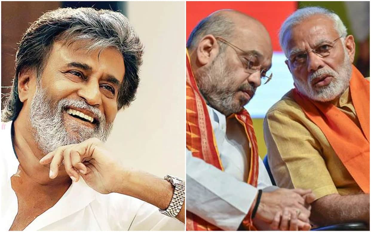 Rajinikanth praises Amit Shah and PM Modi says they are like Krishna Arjuna combo Article 370