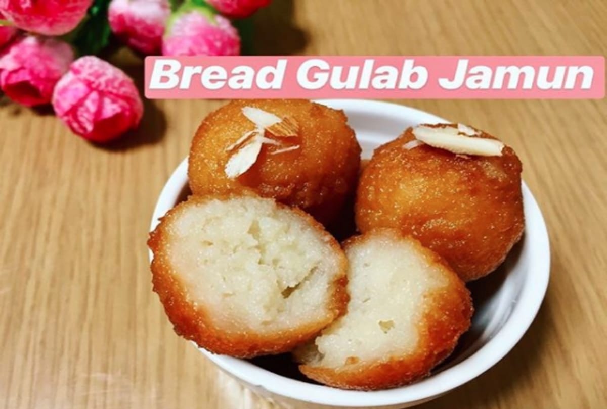 make gulab jamun with bread instead of khoya
