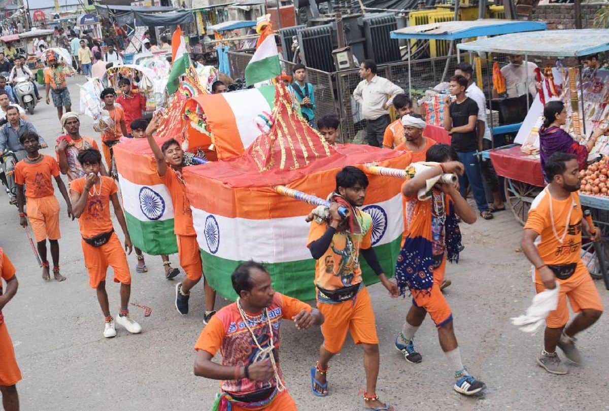 in view of security police deployed in guise of kanwariyas cctv cameras installed in the camps