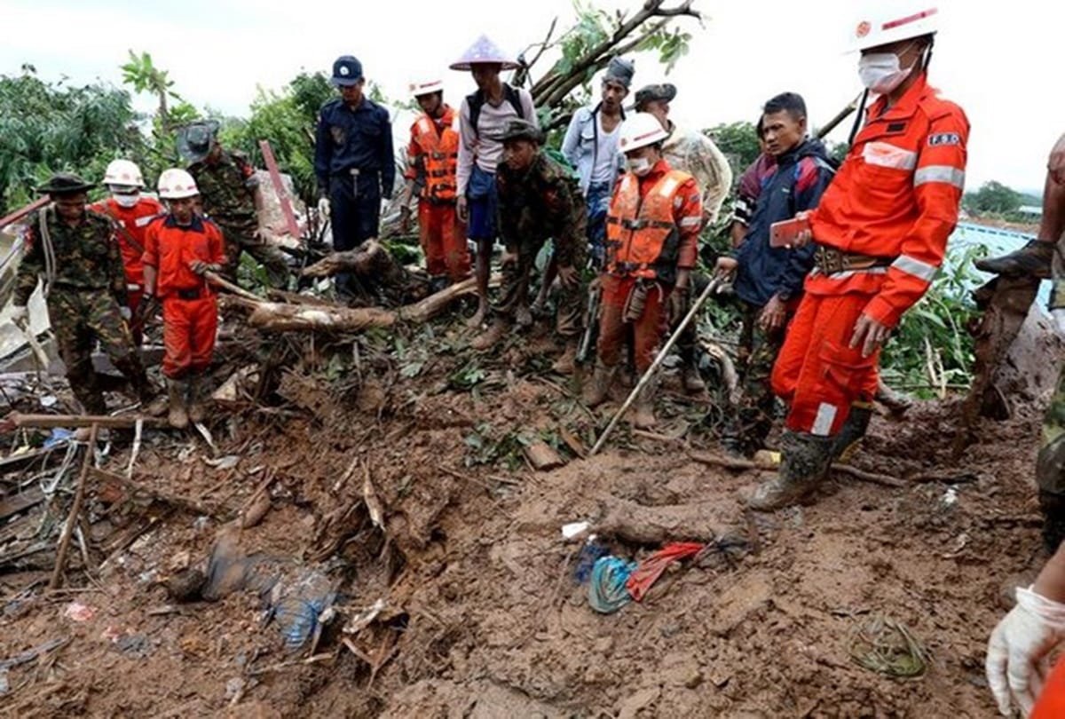 Myanmar landslide, death toll rises to 51, many more feared missing