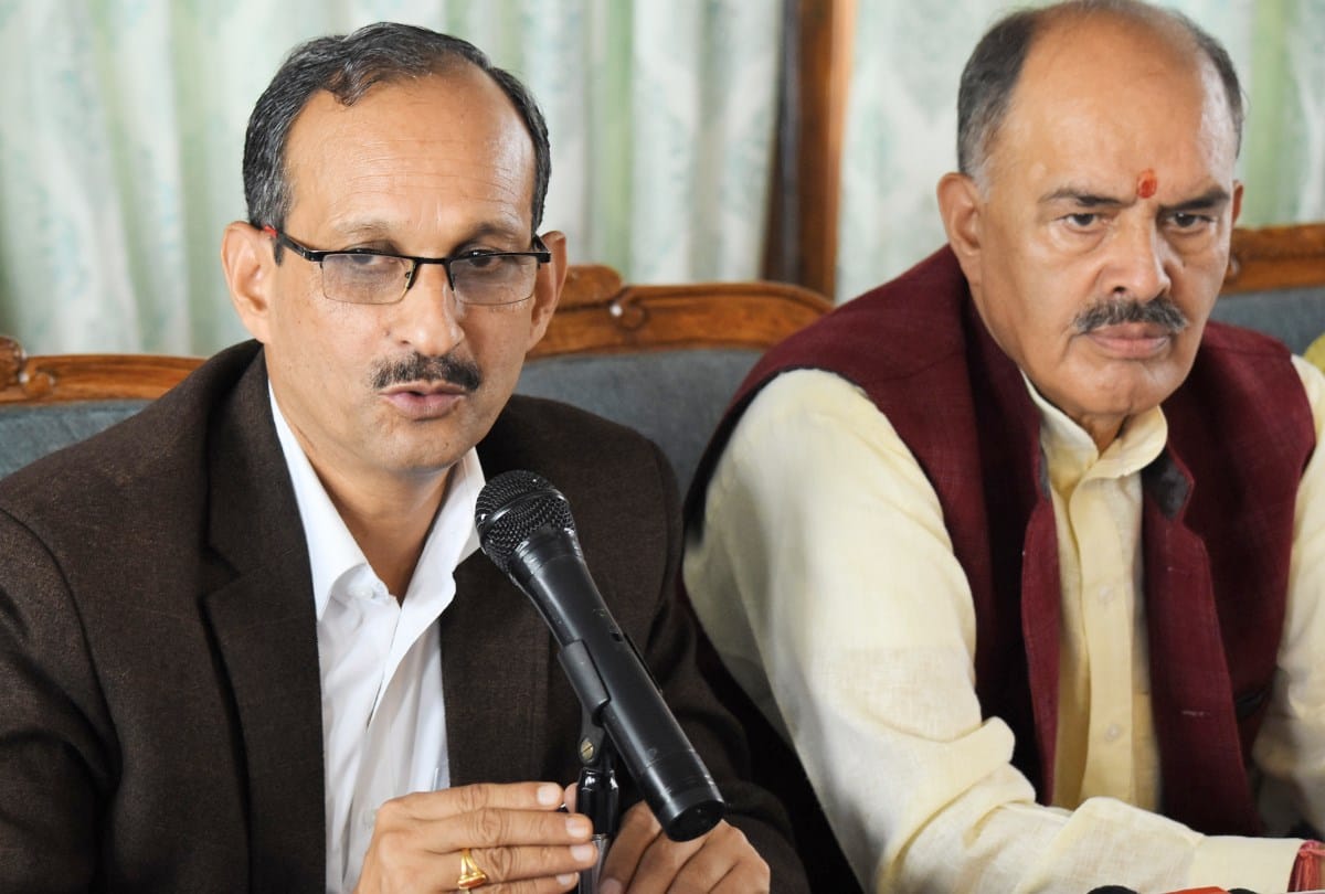 HImachal BJP president Satpal Satti press conference in Shimla