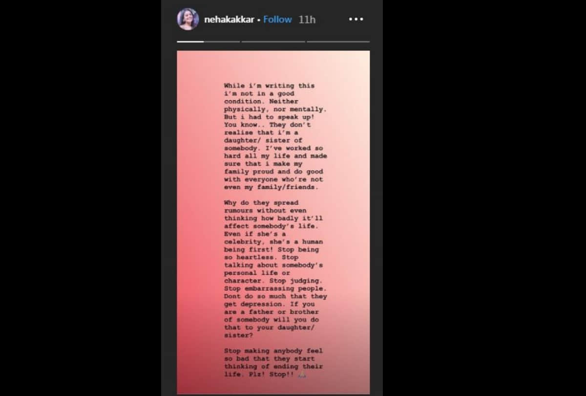 Neha Kakkar got angry on Dating Rumours With Indian Idol Contestant Vibhor Parashar