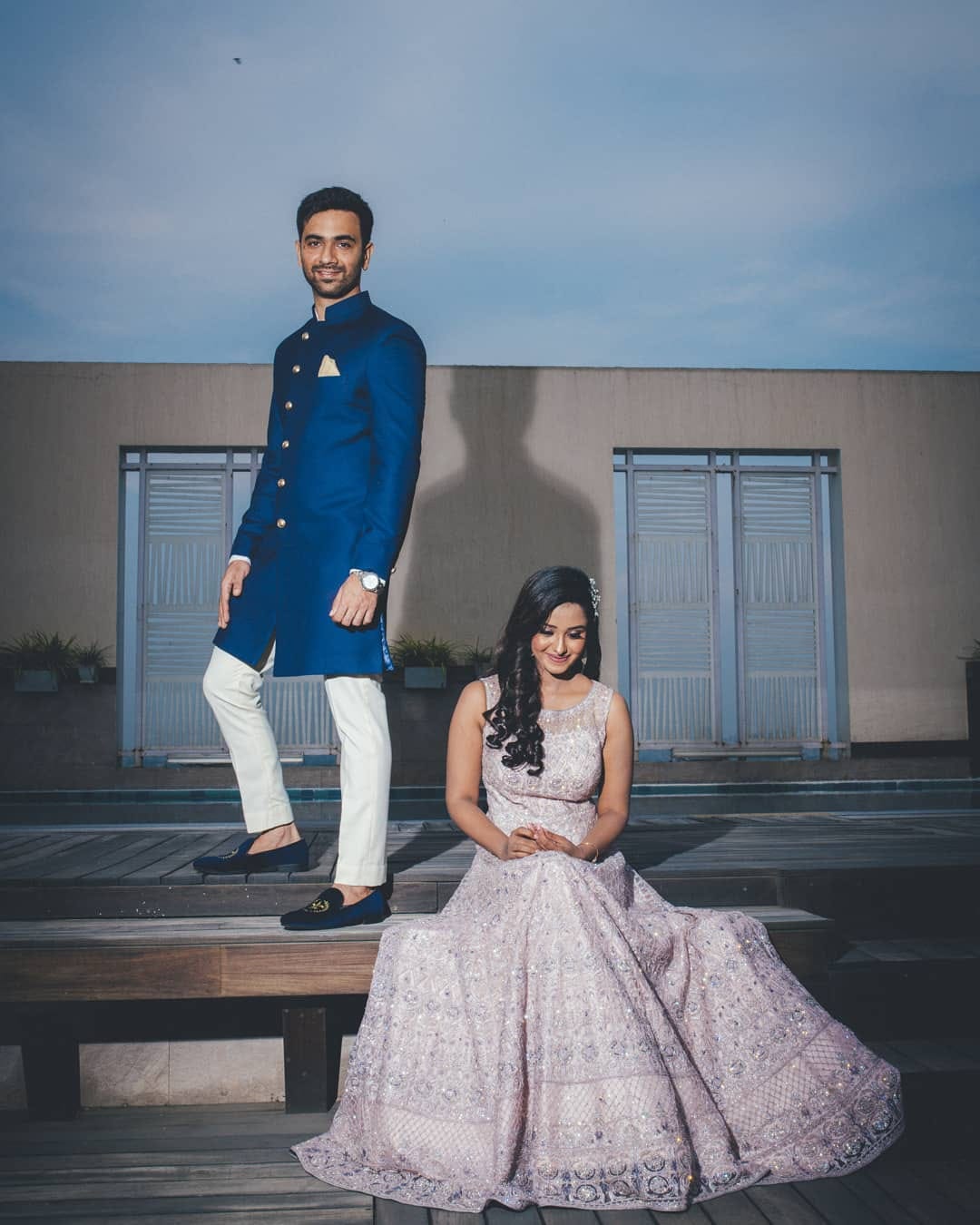 Tina Philip got engaged with actor boyfriend Nikhil Sharma in delhi