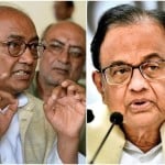 दिग्विजय सिंह और पी चिदंबरम