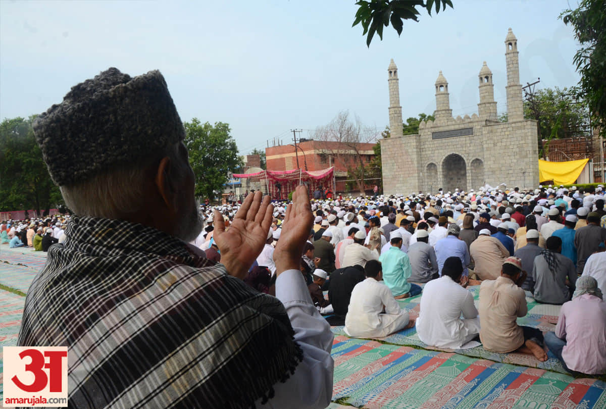 jammu kashmir bakrid visuals and photos, bakrid kashmir celebrations latest photos