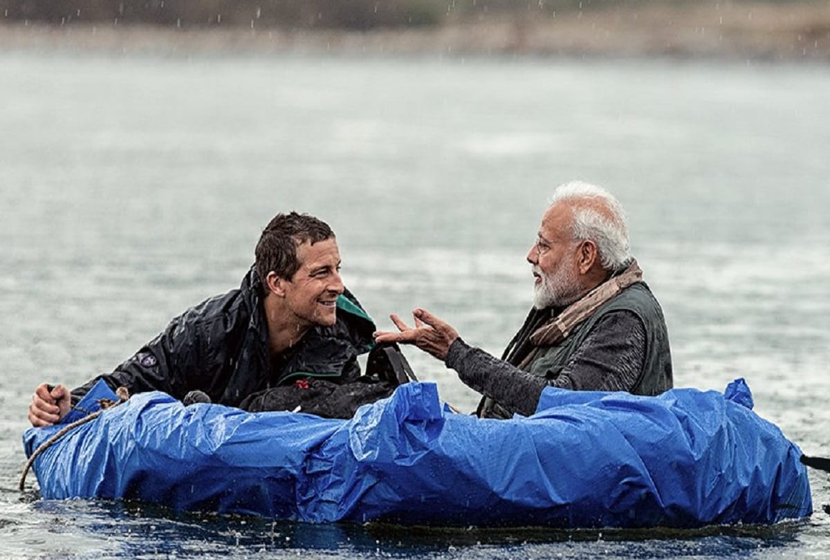 man vs wild show, PM Modi seems comfortable amid threats in Corbett Park