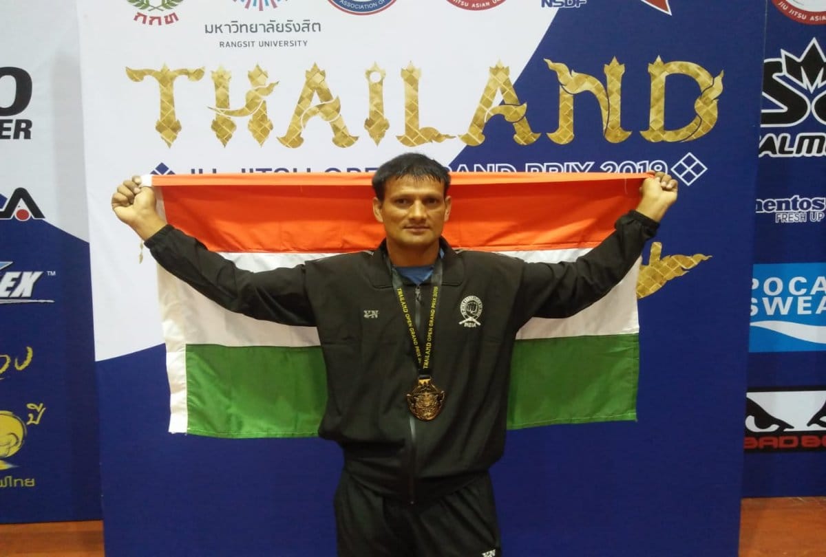 Hapur boy Vinod Rana won gold in Jutsu Open ground Priks 2019 in Thailand