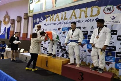 Hapur boy Vinod Rana won gold in Jutsu Open ground Priks 2019 in Thailand