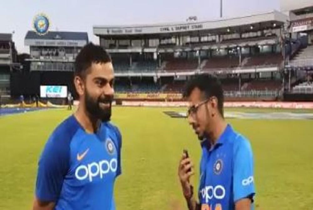 Virat Kohli reveals in interview with chahal says Whenever I hear any music I feel like dancing   
