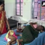 अस्पताल में भर्ती महिला