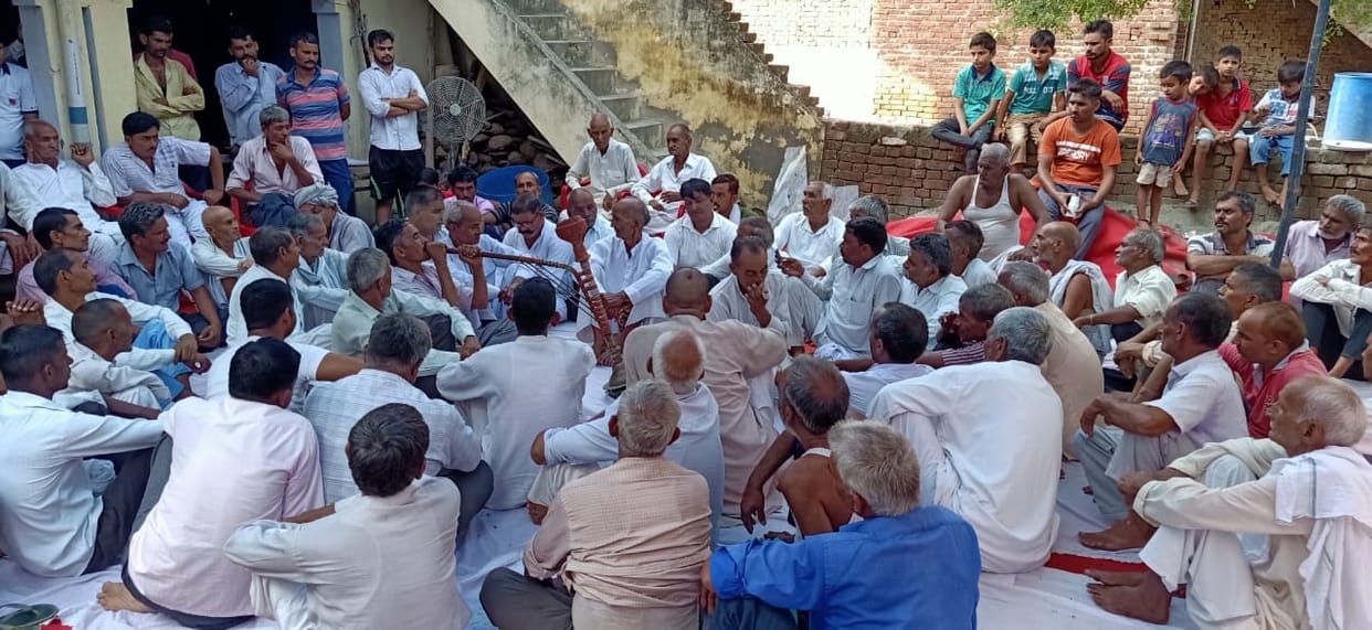 the discussion of up comming elction at hukka panchayat