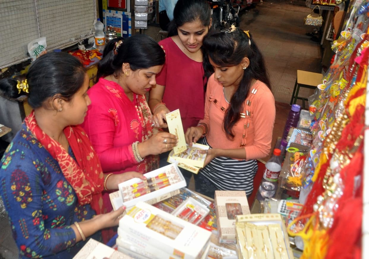 The market buzzed with money, buyers gathered