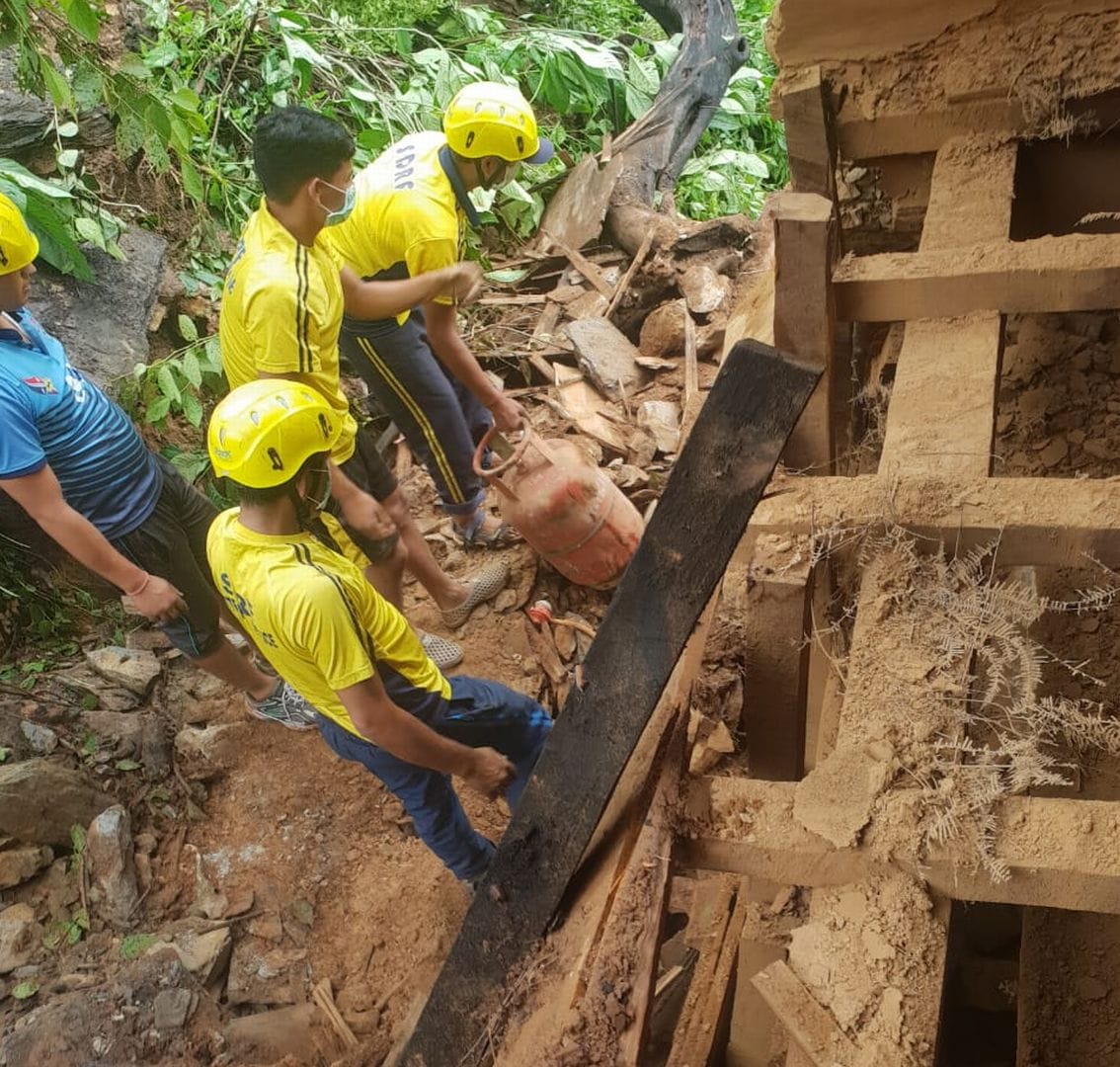 Cattle trapped in fifteenpali village rescued after ten hours