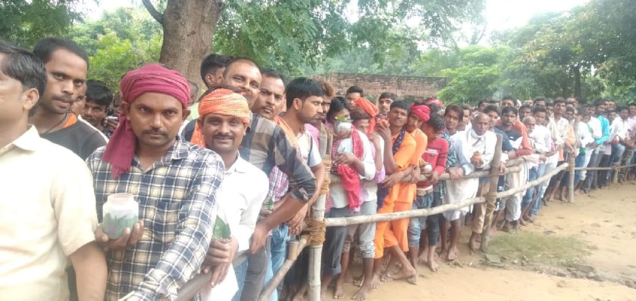 Shiva devotees worshiped in temples
