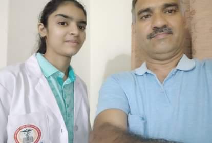 Shivani selected for MBBS medical college nahan himachal pradesh