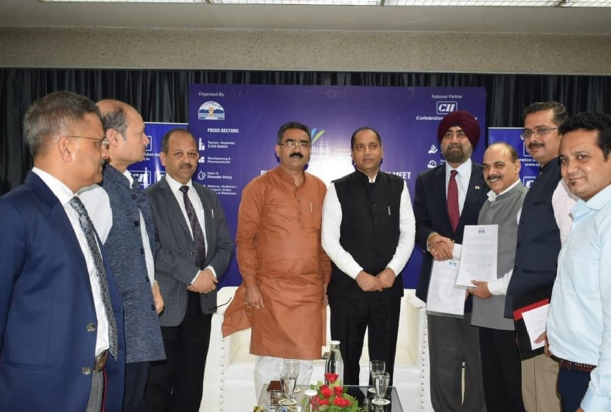 One thousand crore MOU signed in Chandigarh for Investor Meet in Himachal Pradesh