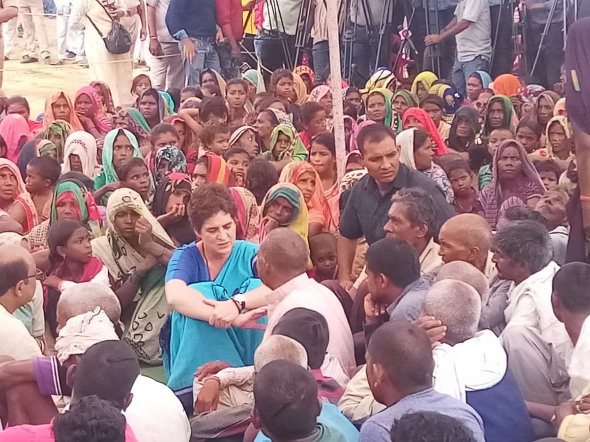 priyanka gandhi visit sonbhadra to meet massacre victims today