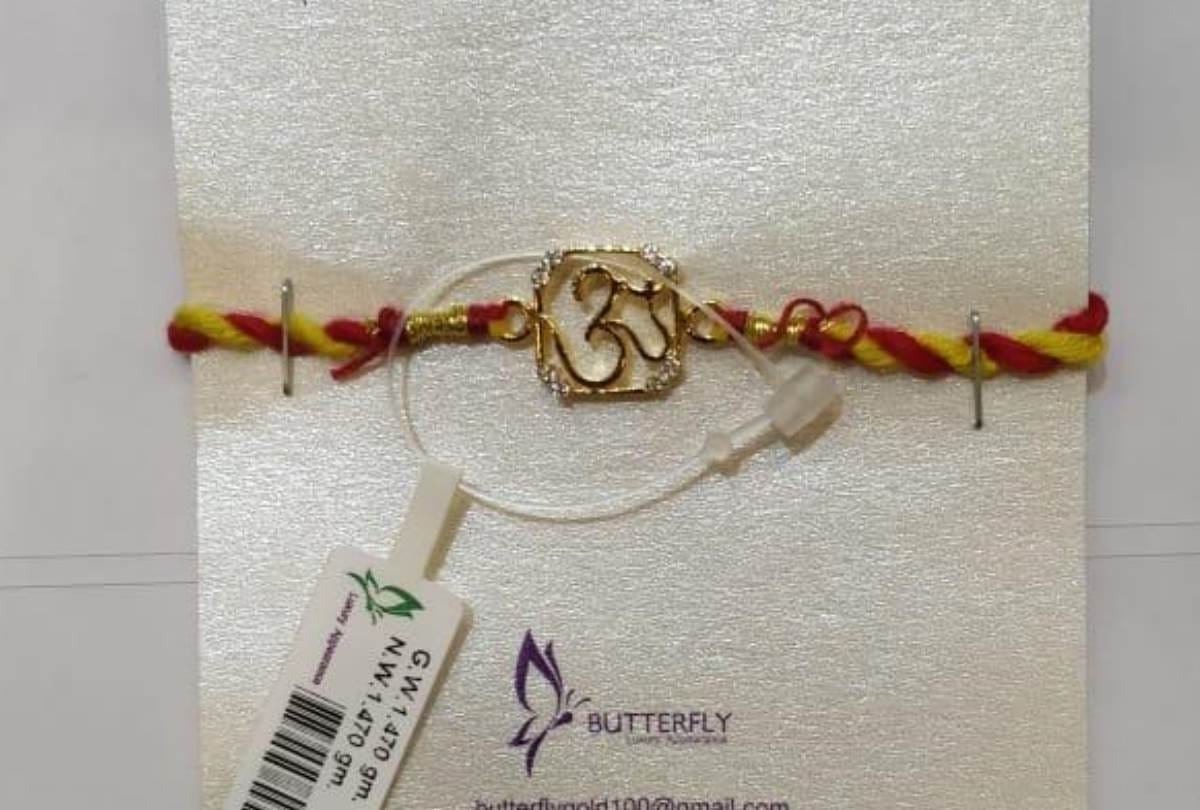 cost of gold and diamond's rakhis in lucknow