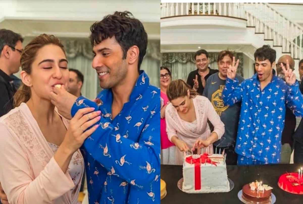Sara Ali Khan Celebrate her birthday at coolie no 1 set in bangkok