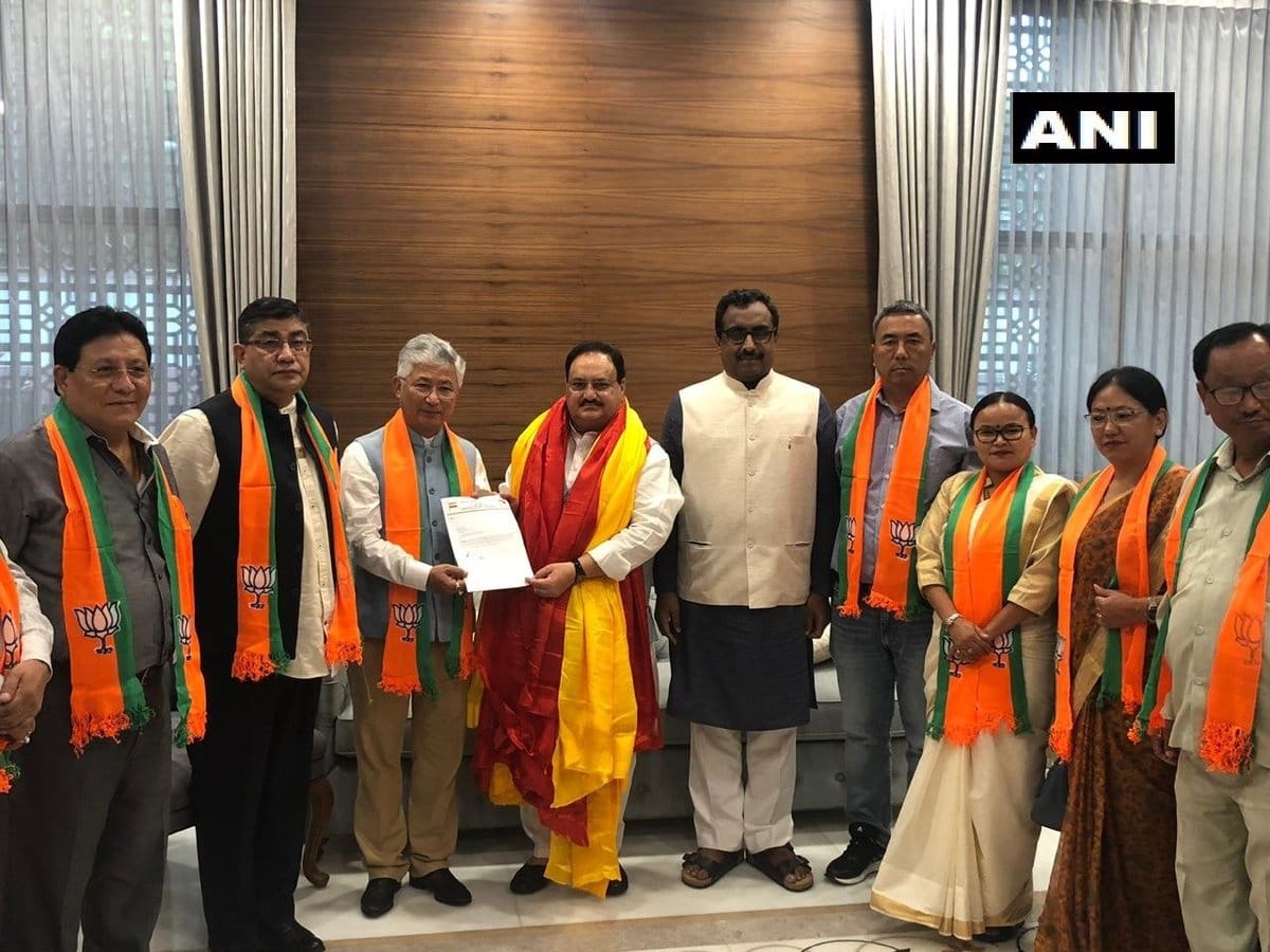 Entire legislative party of Sikkim Democratic Front to join BJP later today