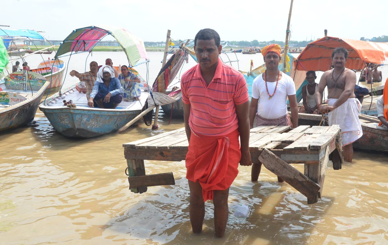 Water near Cachar, stir at the confluence