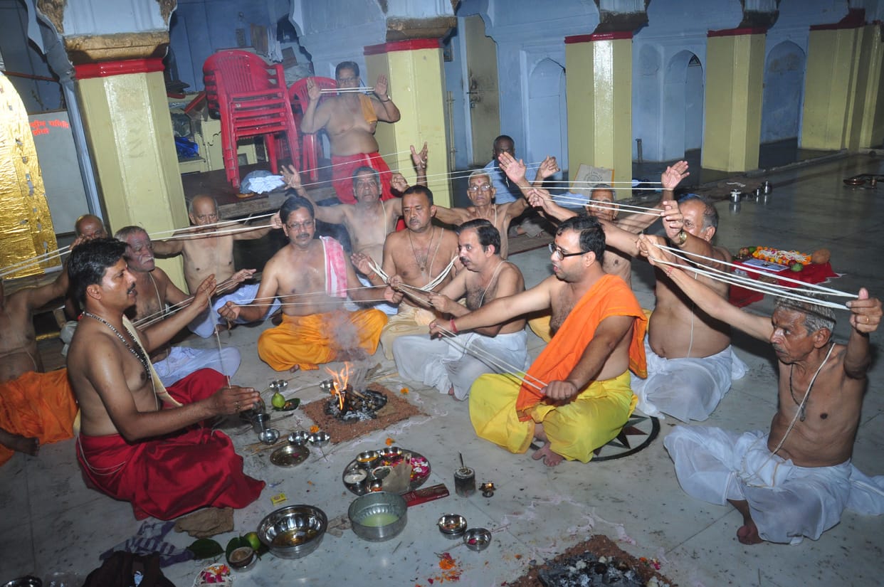 Shravni utsav in ganesh mandir
