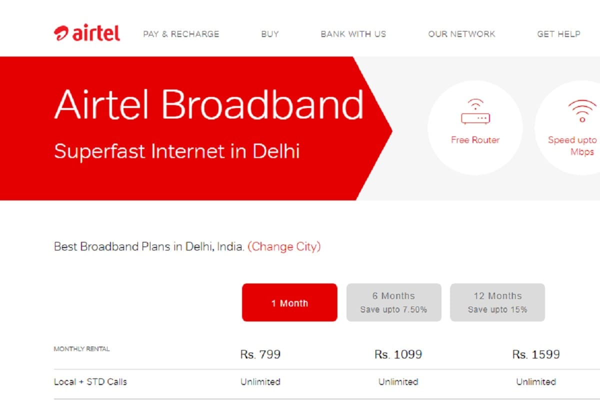 Airtel Broadband