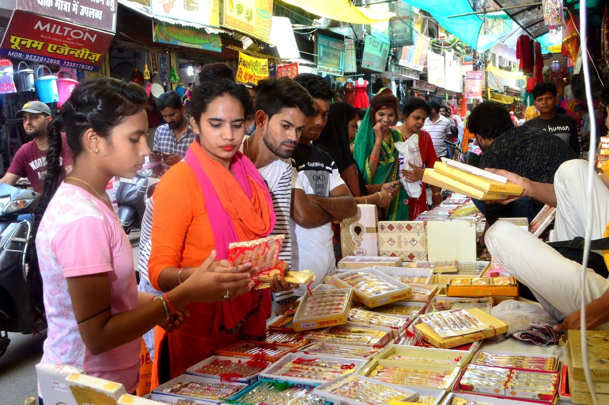 Nation love mingled with rakshabandhan