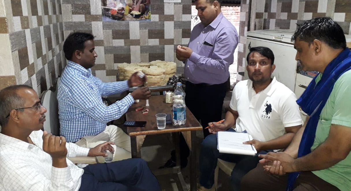 the take test by food department team rasgullas and burfi