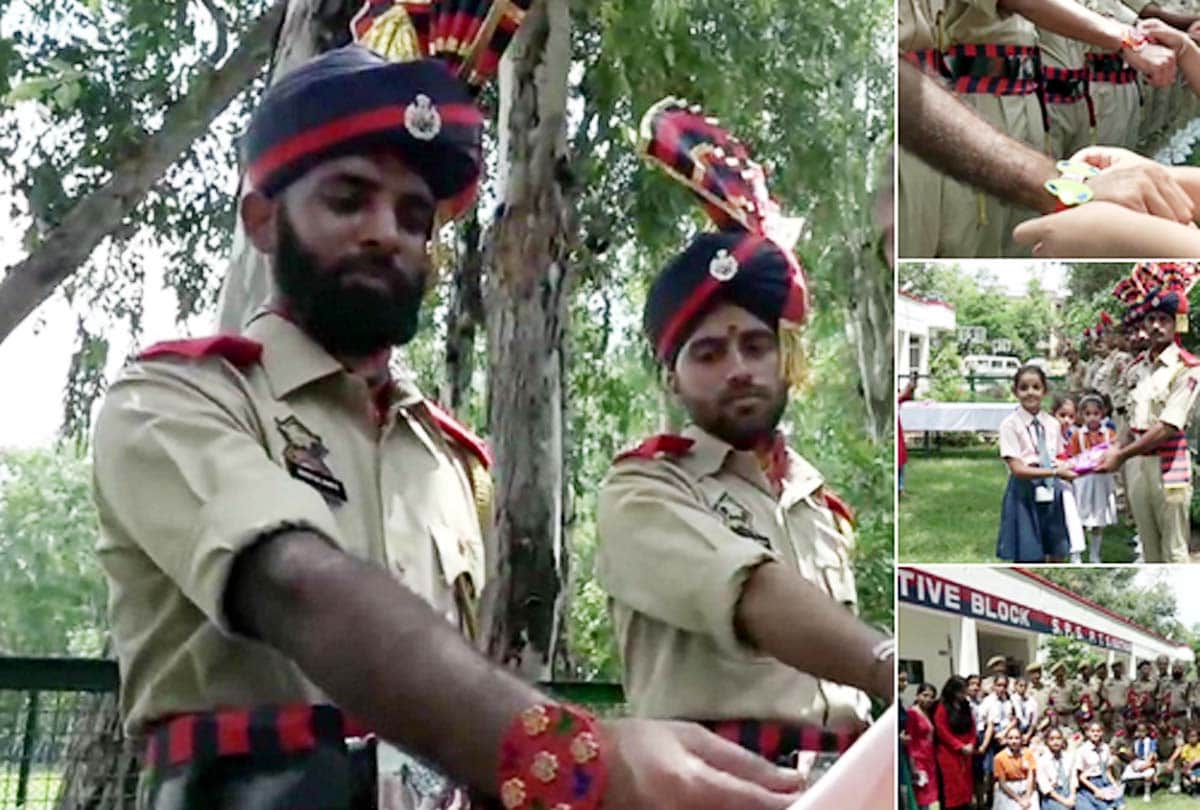 KATHUA School students in district celebrate RakshaBandhan with security personnel