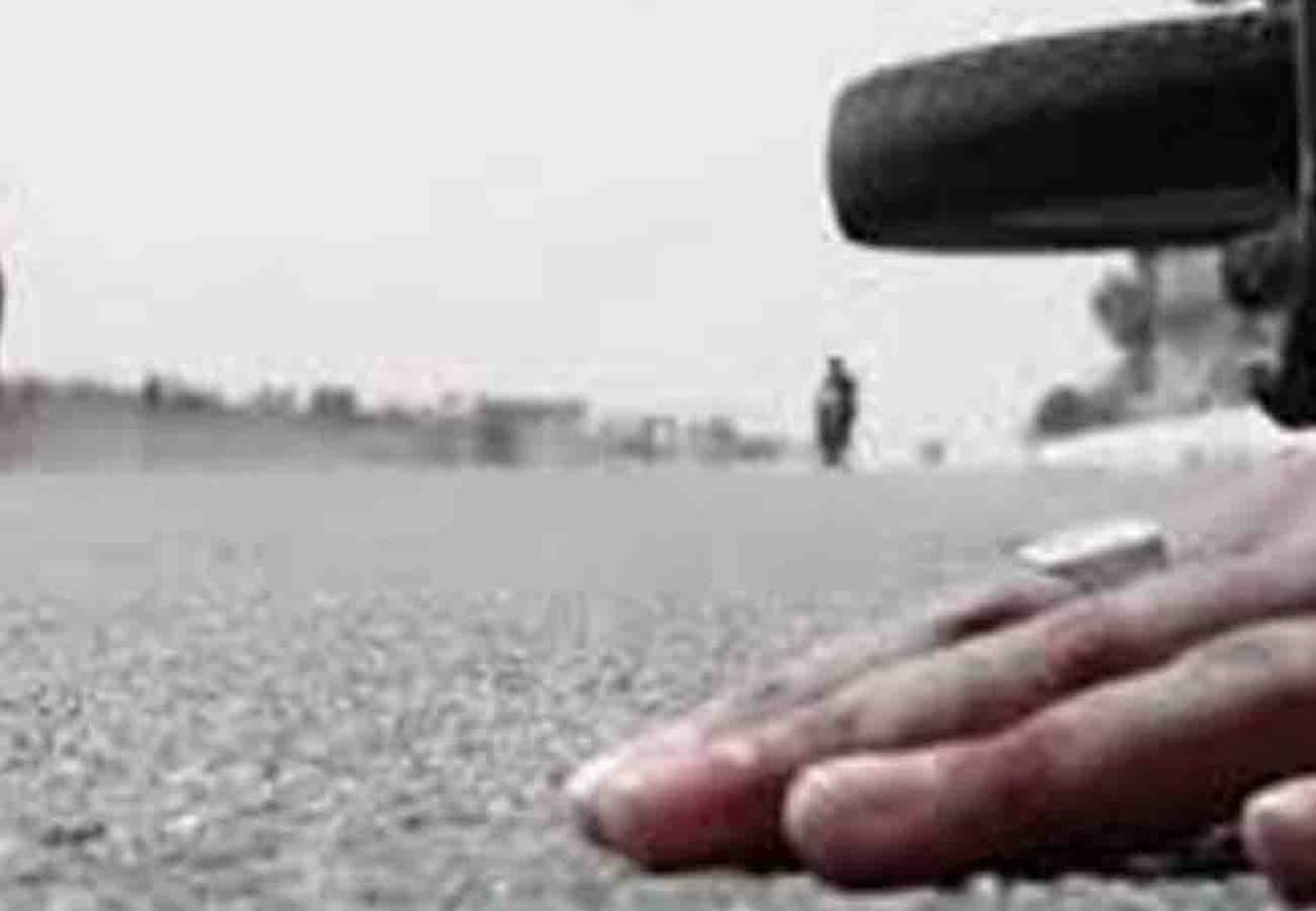 road accident in kannauj, one people died and two injured