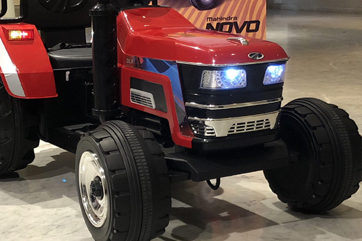 Mahindra to launch New Small electric novo tractor fully remote controller