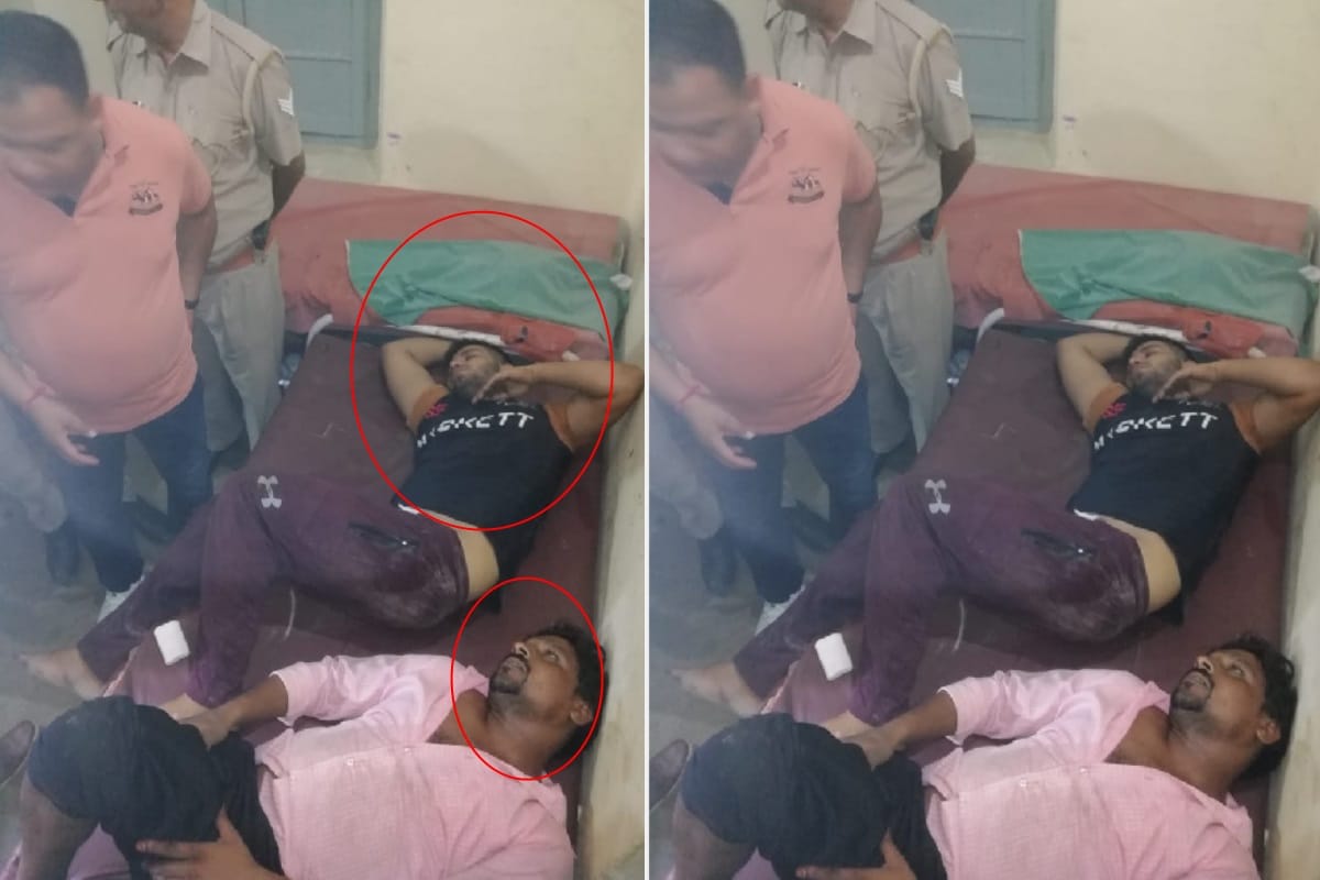 two badmash injured in an encounter in Meerut