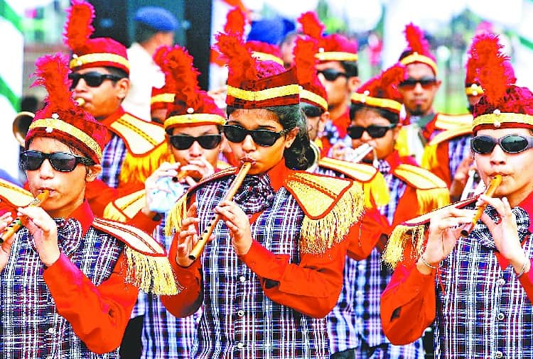 73th Independence Day 2019 Celebration Reharsal in Prade Ground Chandigarh