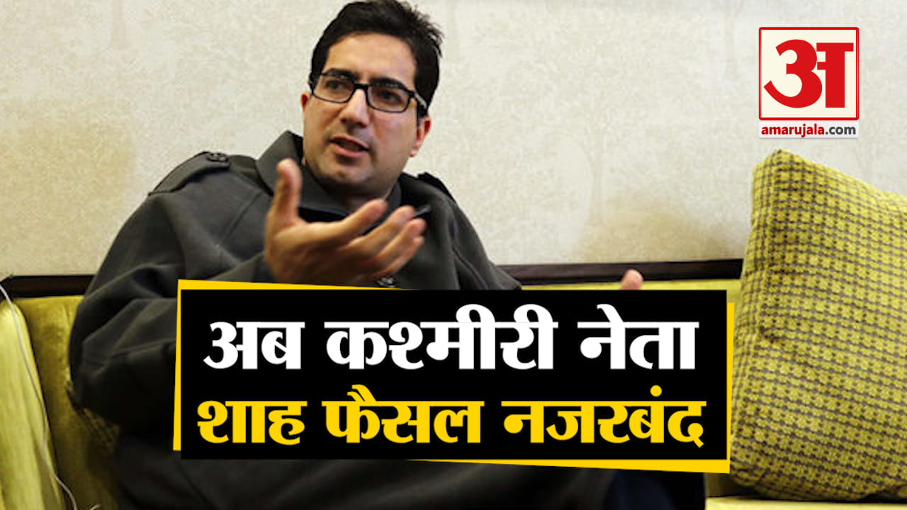 शाह फैसल को हिरासत में लिया