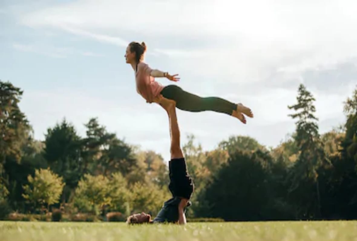 if you lack of confidence start acro yoga with partner