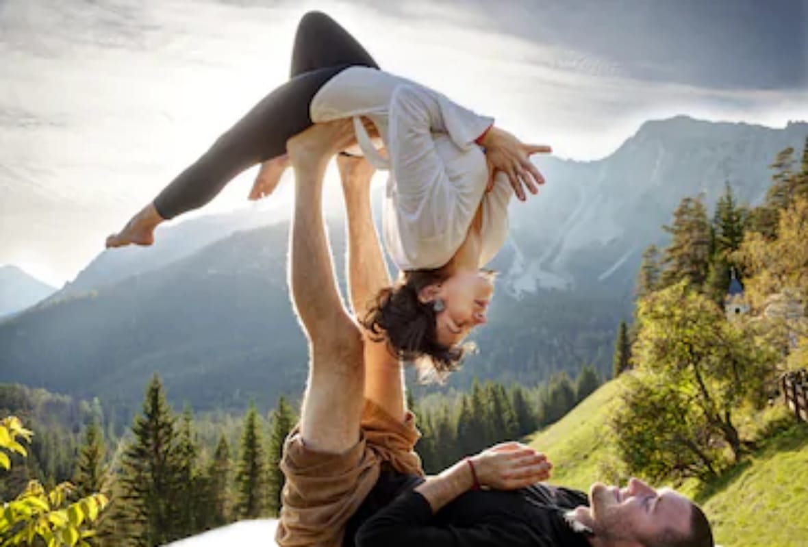 if you lack of confidence start acro yoga with partner