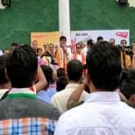मां तुझे प्रणाम कार्यक्रम में मौजूद सांसद रवि किशन