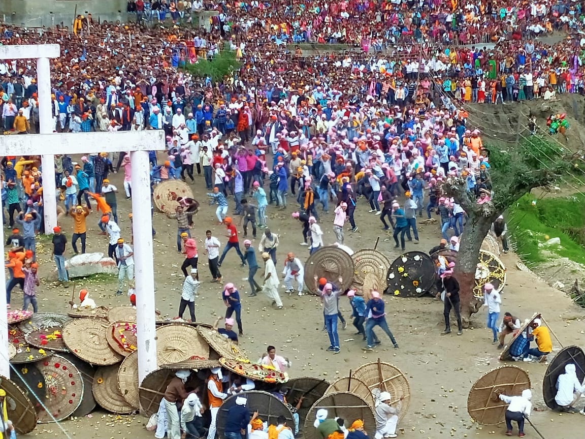 Historical Bagwal played in Barahi Dham Devidhura of Champawat district