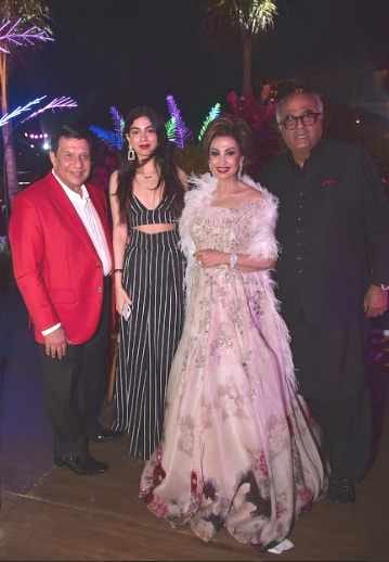 boney kapoor and khushi kapoor reached bali for rakhee punjabi son wedding