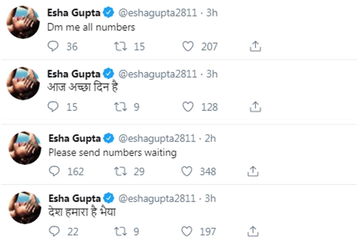 Esha Gupta trolls on wishing her followers a happy Republic Day instead of Independence Day