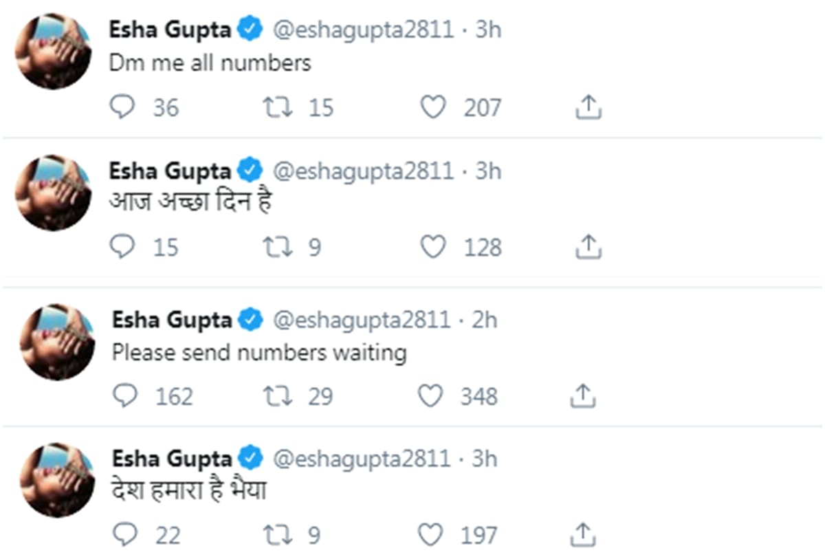Esha Gupta trolls on wishing her followers a happy Republic Day instead of Independence Day