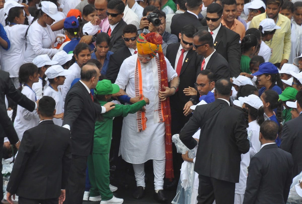 73rd Independence day celebrations at Delhi red fort PM Narendra Modi speech