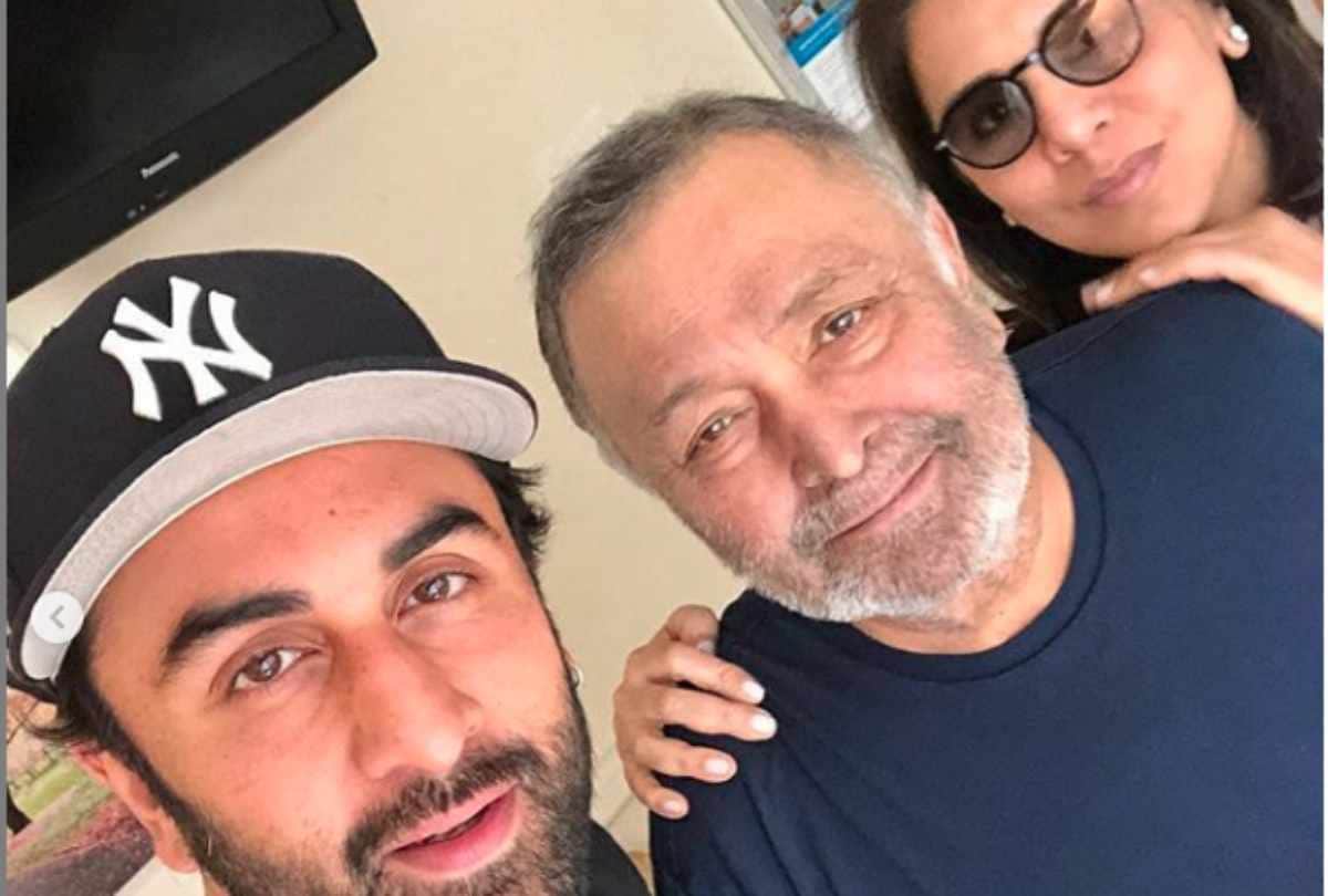 neetu kapoor share adorabel video of ranbir kapoor rishi kapoor