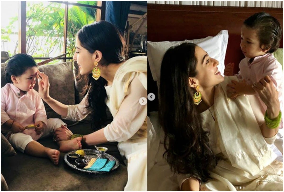 Sara Ali Khan shared childhood picture along with Ibrahim on Raksha Bandhan